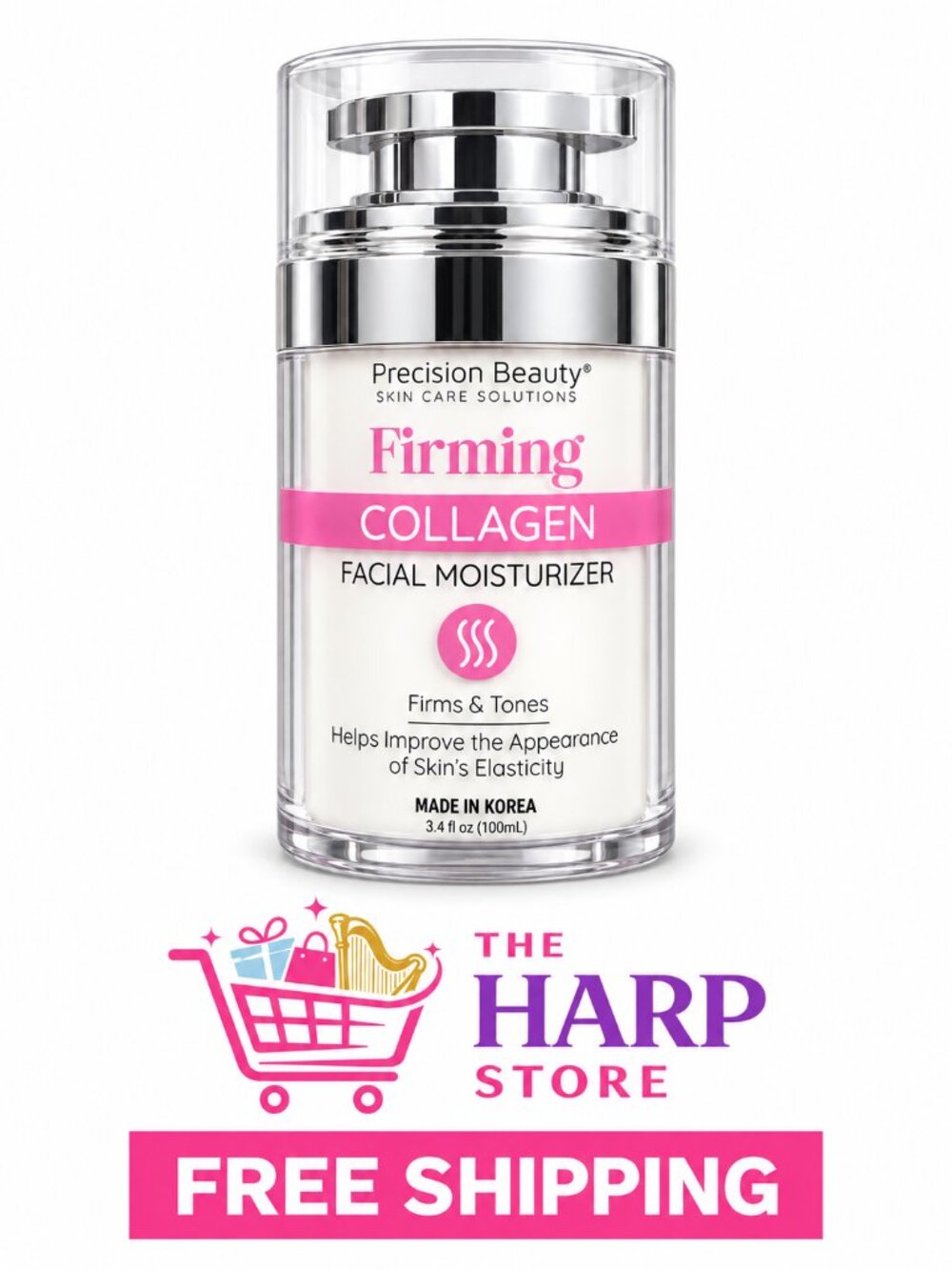 Precision Beauty Firming Collagen Facial Moisturizer 3.4 oz